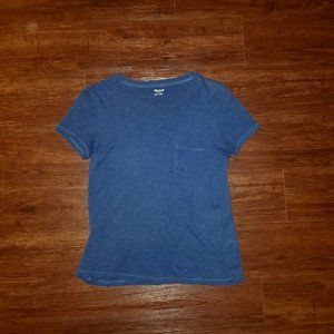 Madewell Crew Neck Pocket T Shirt Blue